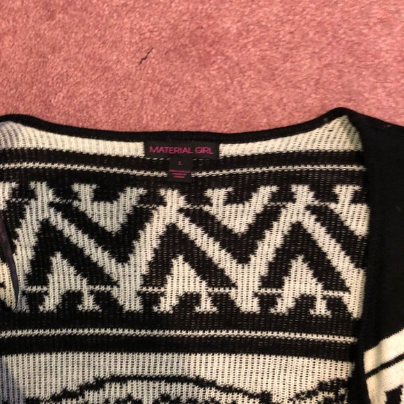 Material Girl cheetah Cardigan sweater - Picture 2 of 4